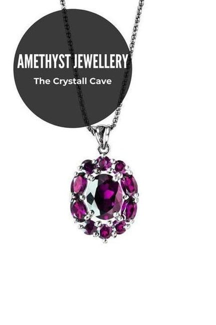 Crystals, Gemstones and Orgonites-Amethyst Jewellery - Le Ma'a Fa'amalolo sili ona atoatoa-le Lalolagi o Amulets