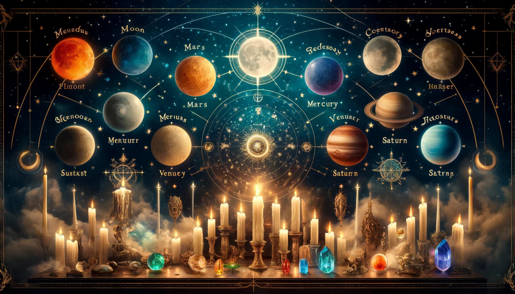 The secrets and mysteries of planetary magic abraxas amulets magic