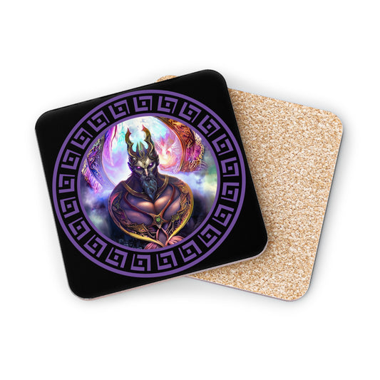 惡魔學杯墊 - 4 件 - Abraxas Amulets ® Magic ♾️ Talismans ♾️ Initiations