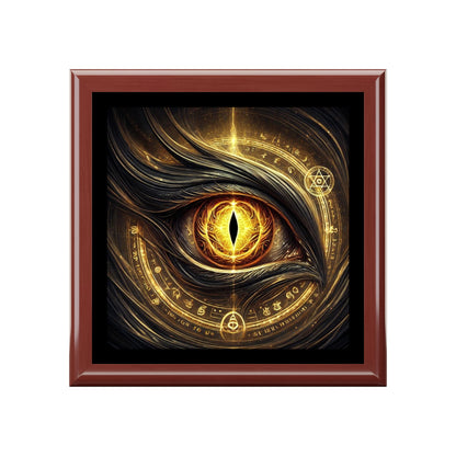 Golden Eye Jewelry Box to store your talismans and rings