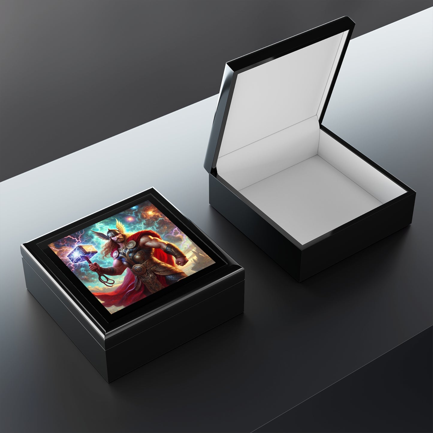 Norse Viking God Thor Jewelry Box to store your talismans and rings