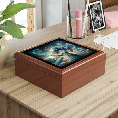 Greek Goddess Calypso Jewelry Box to store your talismans and rings