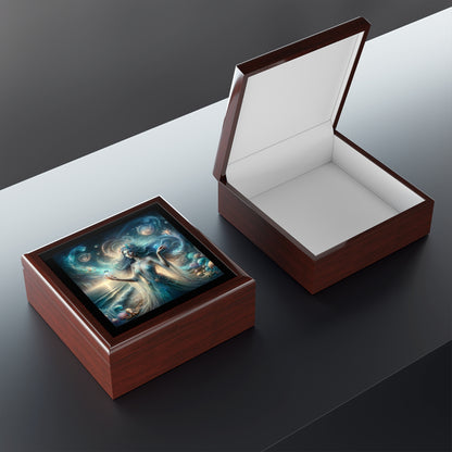 Greek Goddess Calypso Jewelry Box to store your talismans and rings