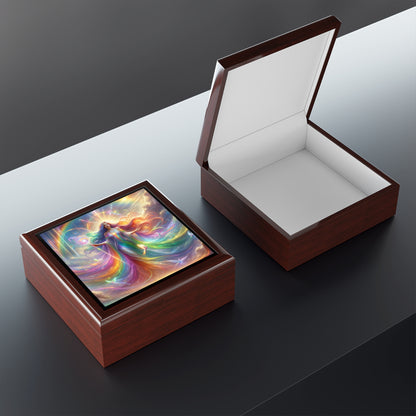 Greek Goddess Iris Jewelry Box to store your talismans and rings