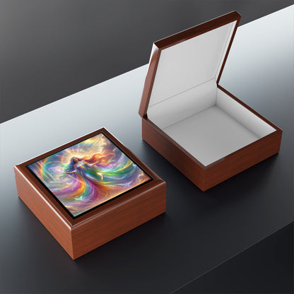 Greek Goddess Iris Jewelry Box to store your talismans and rings