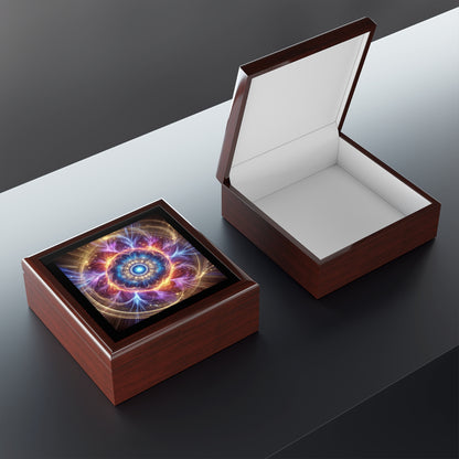 Aura Energy Landscape Jewelry Box to store your talismans and rings