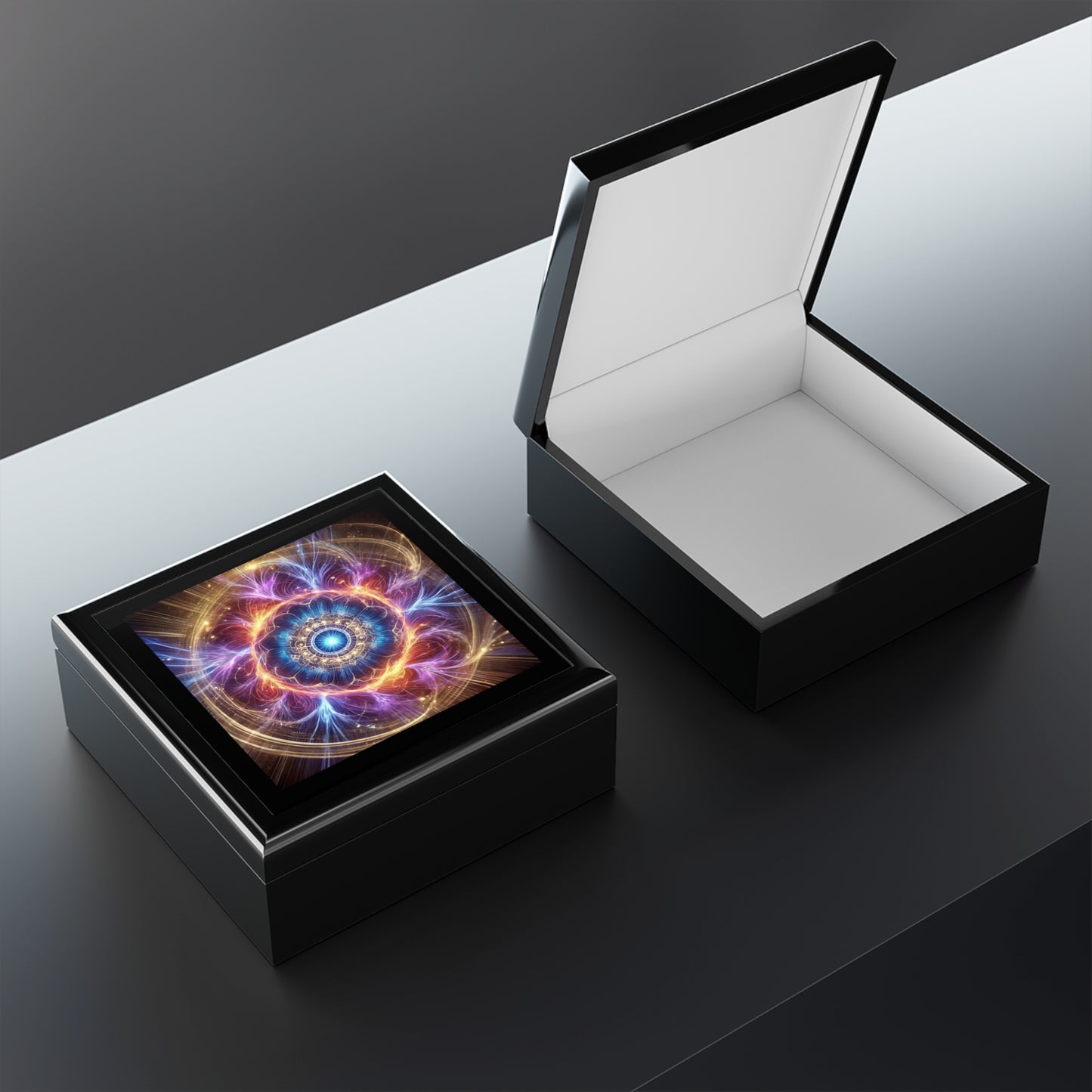 Aura Energy Landscape Jewelry Box to store your talismans and rings