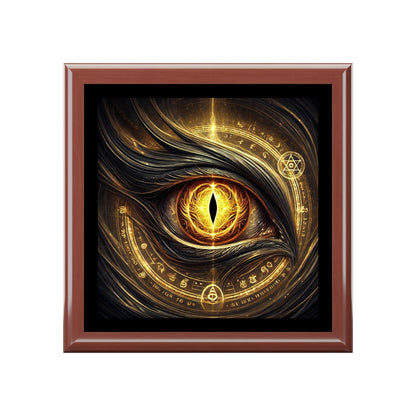 Golden Eye Jewelry Box to store your talismans and rings