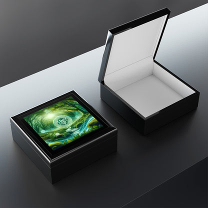 Green Energy Portal Jewelry Box to store your talismans and rings