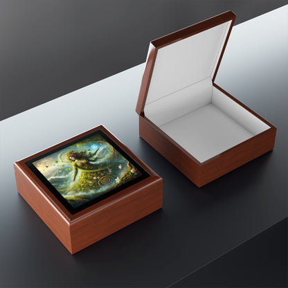 Greek Goddess Gaia Jewelry Box to store your talismans and rings