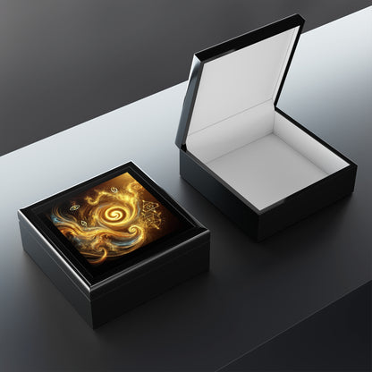 Gold Energy Portal Jewelry Box to store your talismans and rings