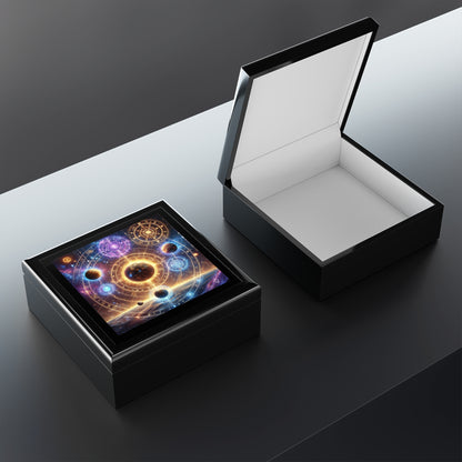 Planetary Magic Gold Energy Jewelry Box to store your talismans and rings