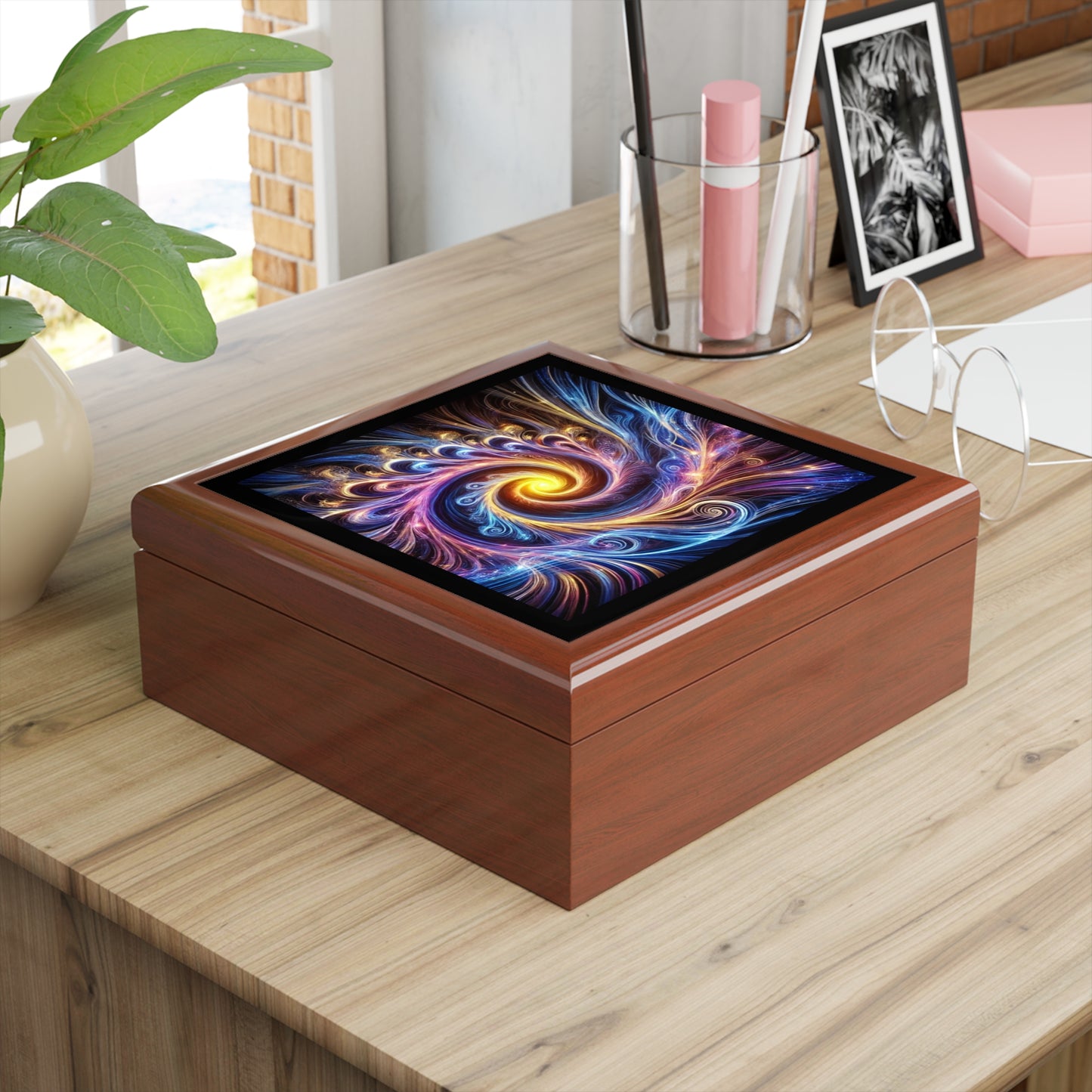 Aura Energy Landscape 2 Jewelry Box to store your talismans and rings