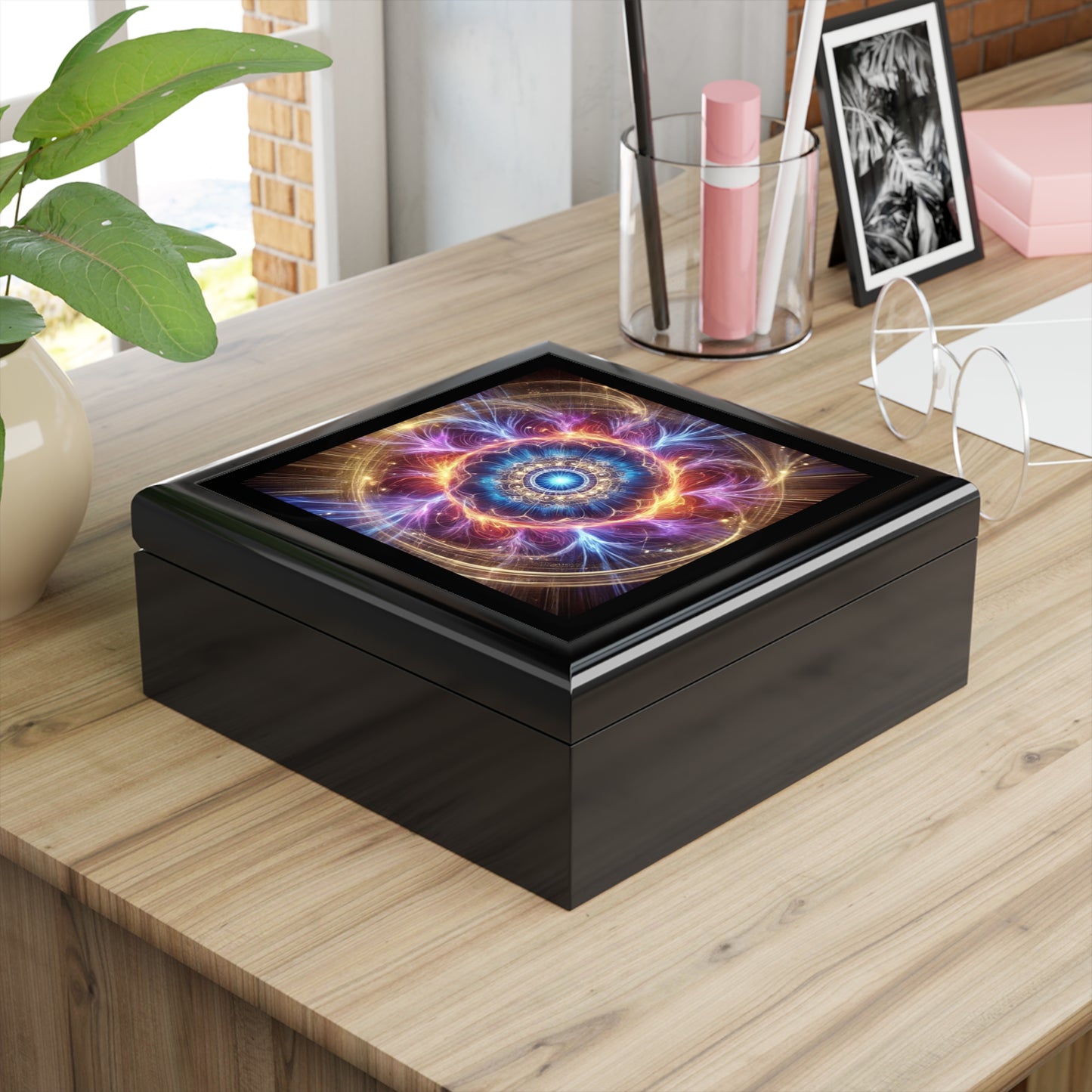 Aura Energy Landscape Jewelry Box to store your talismans and rings