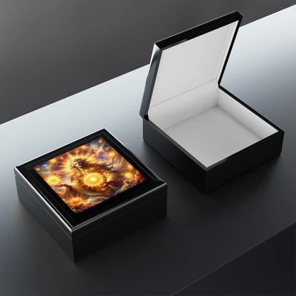 Greek God Helios Jewelry Box to store your talismans and rings