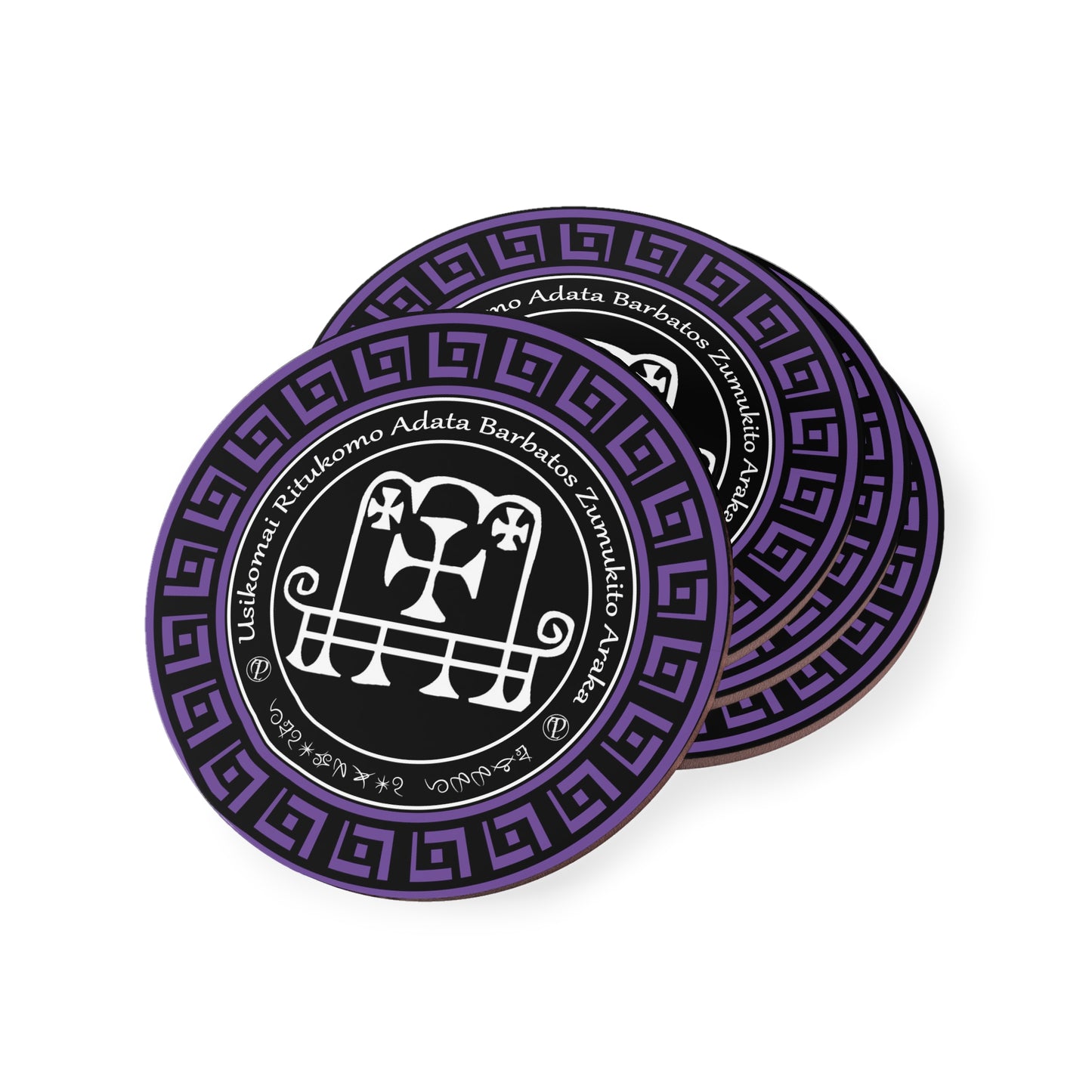 Demon Barbatos Coaster Set - Abraxas Amulets ® Magic ♾️ Talismans ♾️ Iniciations