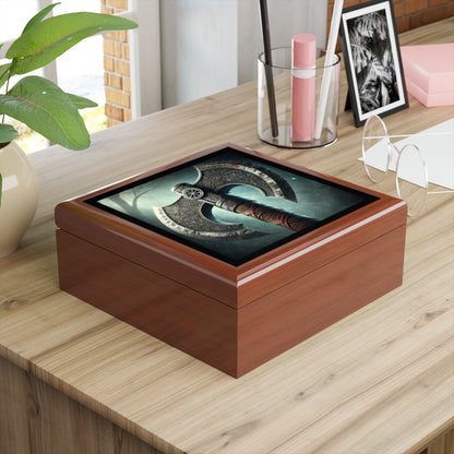 Viking Warrior Axe Jewelry Box to store your talismans and rings