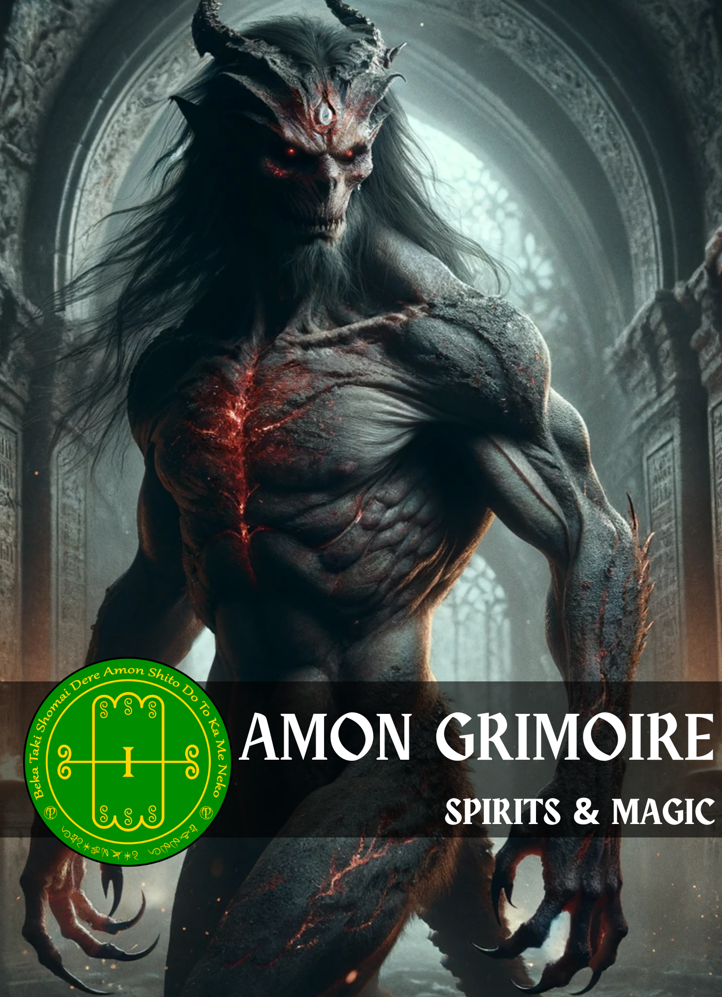 Grimoire of AMON Spells & Rituals for eliminating toxic emotions, resolve discusions, finding friends and to Empower Yourself - Abraxas Amulets ® Magic ♾️ Talismans ♾️ Initiations