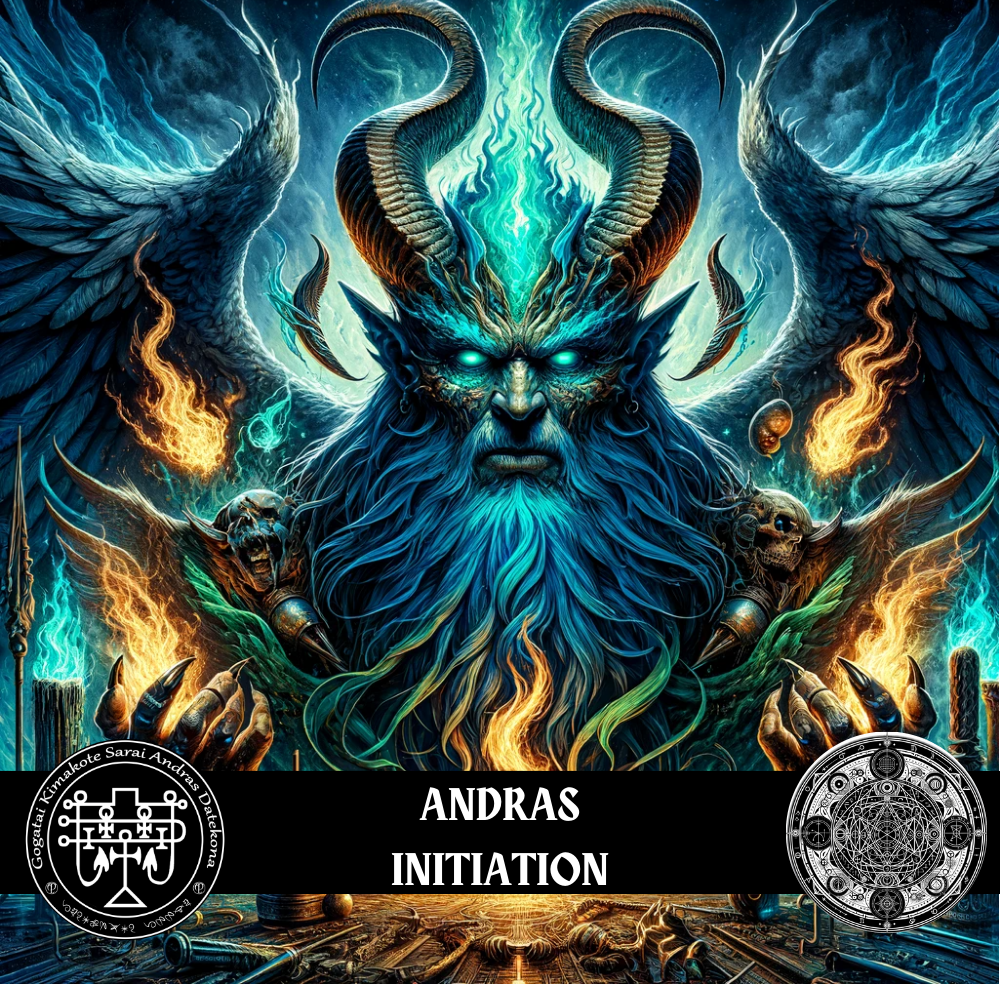 Attunement to resolve comflicts with Spirit Andras - Abraxas Amulets ® Magic ♾️ Talismans ♾️ Initiations