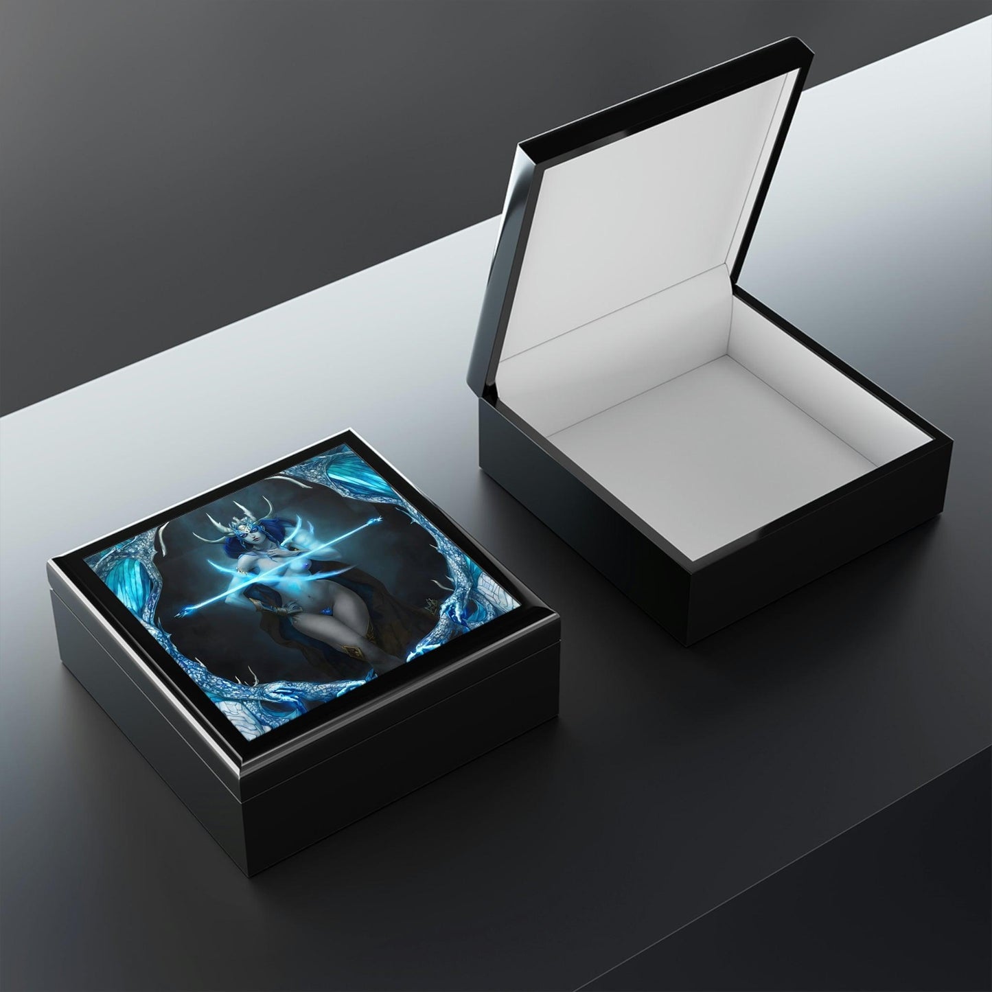 Aim Jewelry Box om je talismannen en ringen in op te bergen - Abraxas Amulets ® Magic ♾️ Talismans ♾️ Initiaties