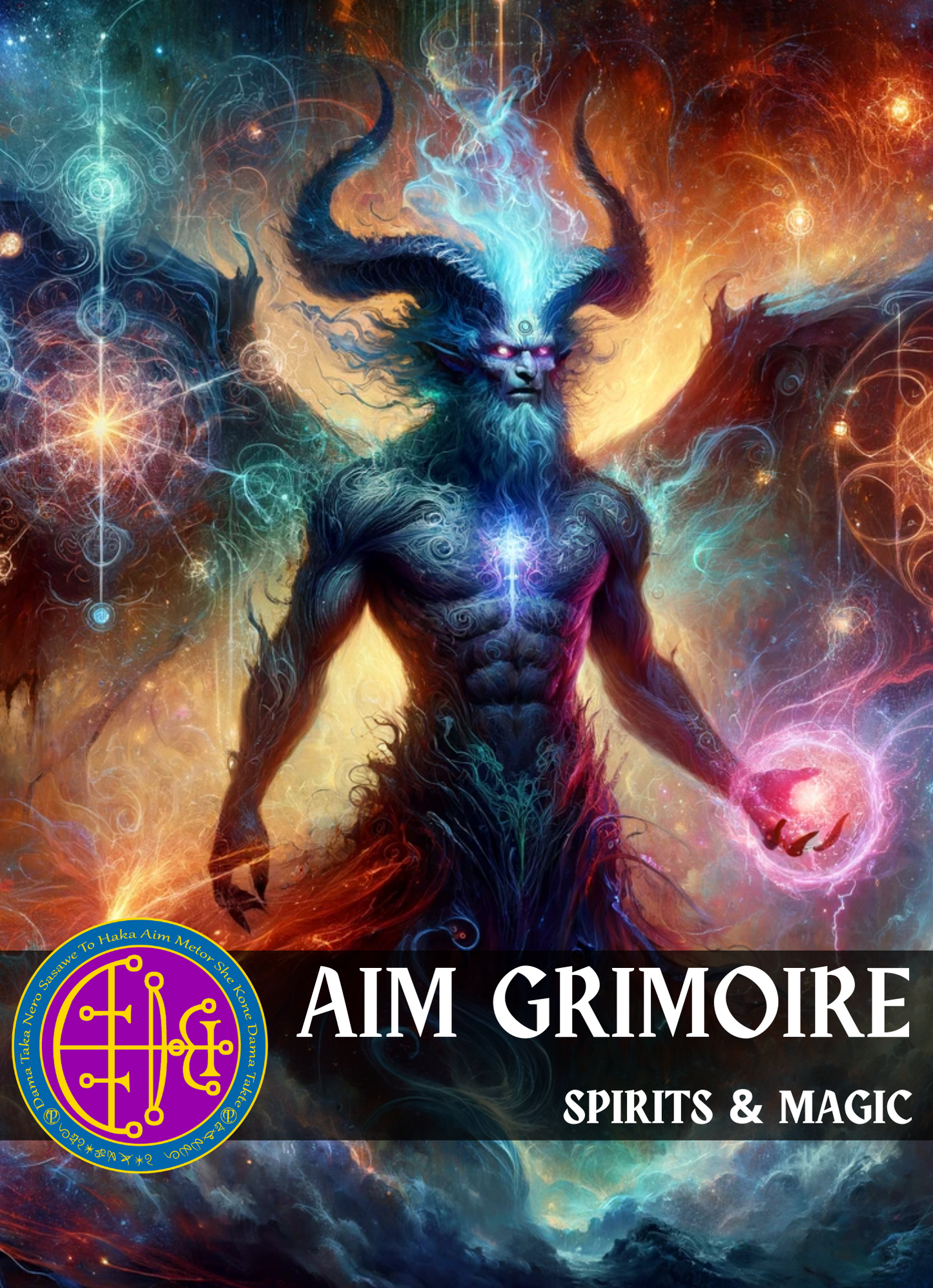 Grimoire of AIM අක්ෂර වින්‍යාසය සහ නිර්මාණශීලිත්වය සඳහා චාරිත්‍ර - නව ව්‍යාපෘති - කරුණාව - චමත්කාරය - අභ්‍යන්තර ප්‍රතිභාව - ඔබව සවිබල ගැන්වීම සඳහා අවහිරතා ඉවත් කිරීම - Abraxas Amulets ® Magic ♾️ Talisman ♾️ ආරම්භ කිරීම්