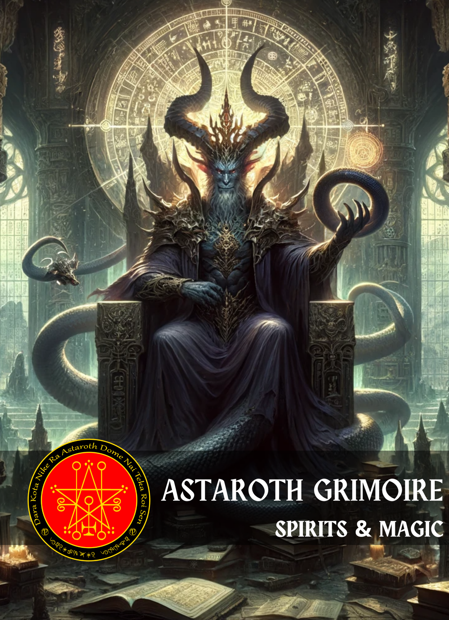 Grimoire dari Mantera & Ritual ASTAROTH untuk persahabatan dan cinta, mendedahkan rahsia tersembunyi dan untuk Memperkasakan Diri - Abraxas Amulets ® Magic ♾️ Talismans ♾️ Initiations