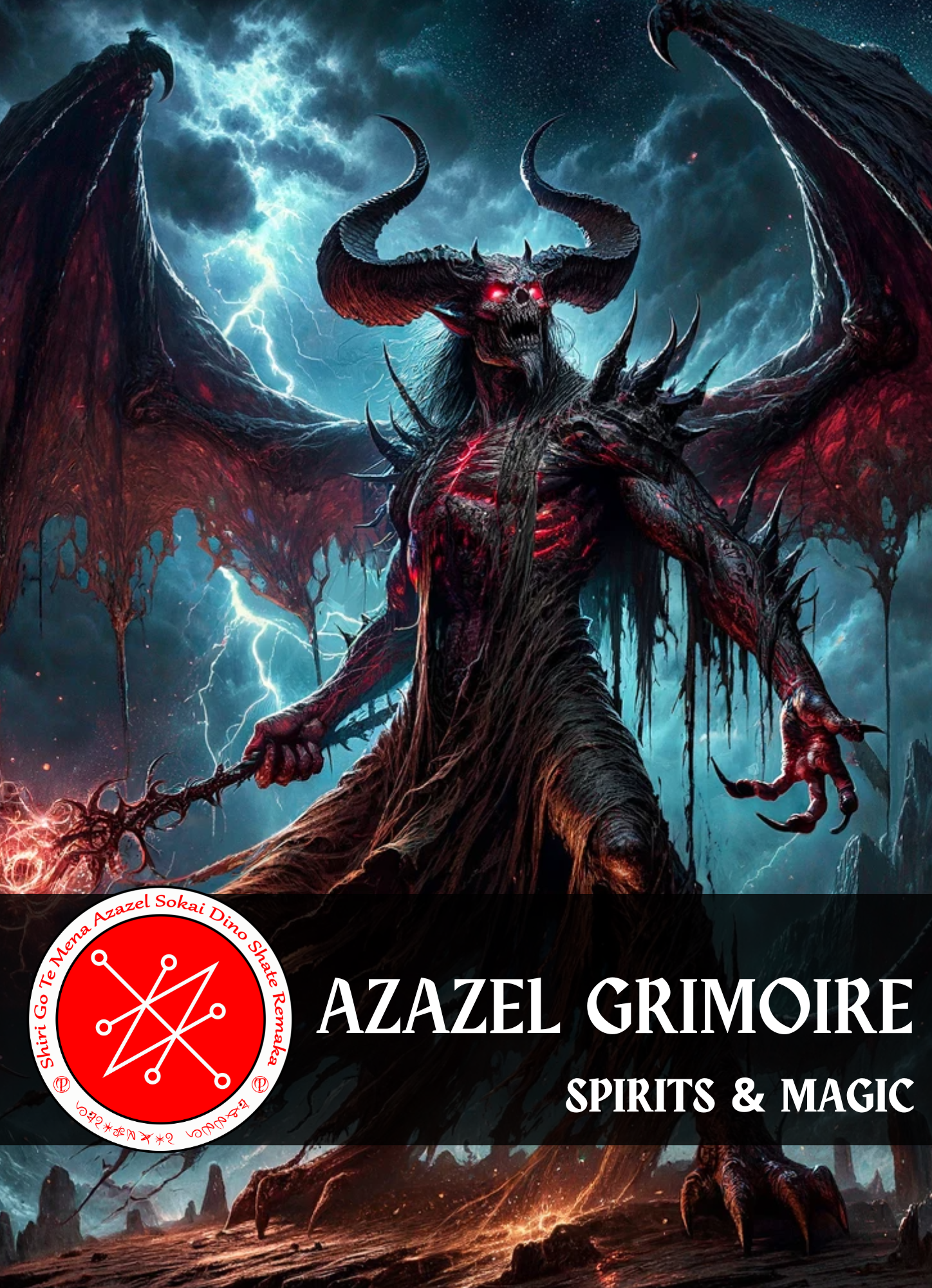 AZAZEL 咒語和儀式的魔典，可消除有毒能量、障礙並增強自己的力量 - Abraxas Amulets ® Magic ♾️ Talismans ♾️ Initiations