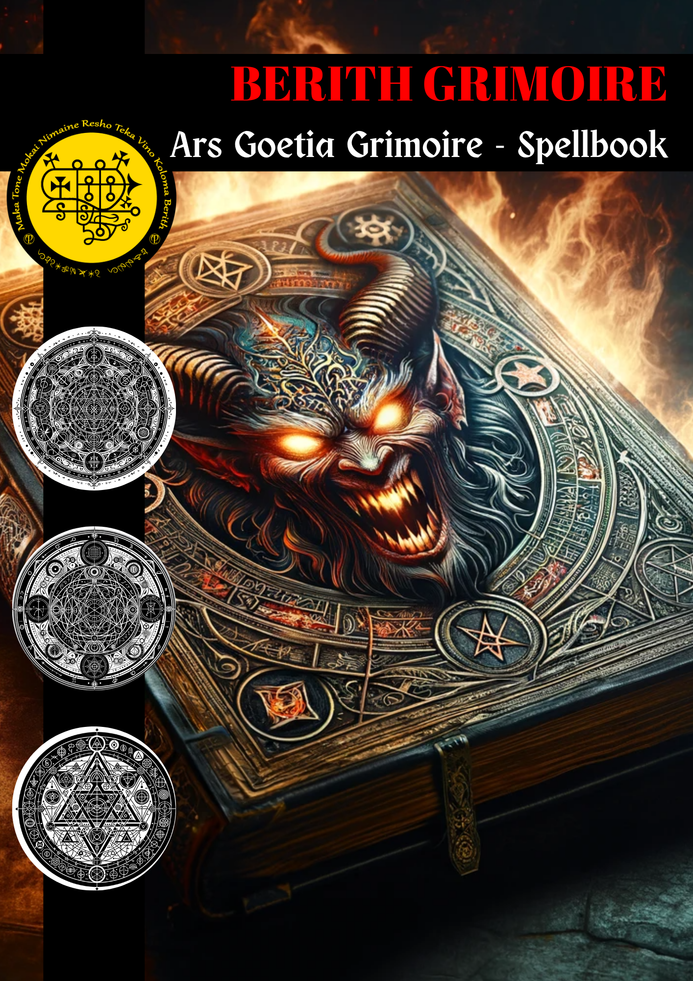 Grimoire of Spells & Rituals of Spirit Berith ji bo hêzên Alchemist û rewşên guhartinê - Abraxas Amulets ® Magic ♾️ Talismans ♾️ Destpêk