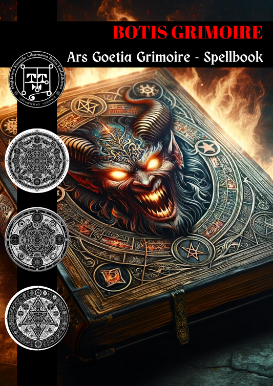 Grimoire of Botis අක්ෂර වින්‍යාසය සහ පේන කීම සහ රහස් හෙළි කරයි - Abraxas Amulets ® Magic ♾️ Talismans ♾️ ආරම්භ කිරීම්