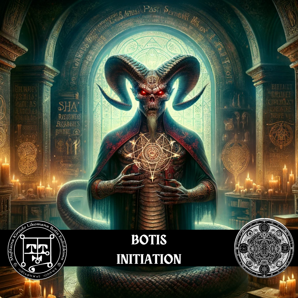 Afstemming vir waarsêery en onthulling van geheime, met Spirit Botis - Abraxas Amulets ® Magic ♾️ Talismans ♾️ Inisiasies