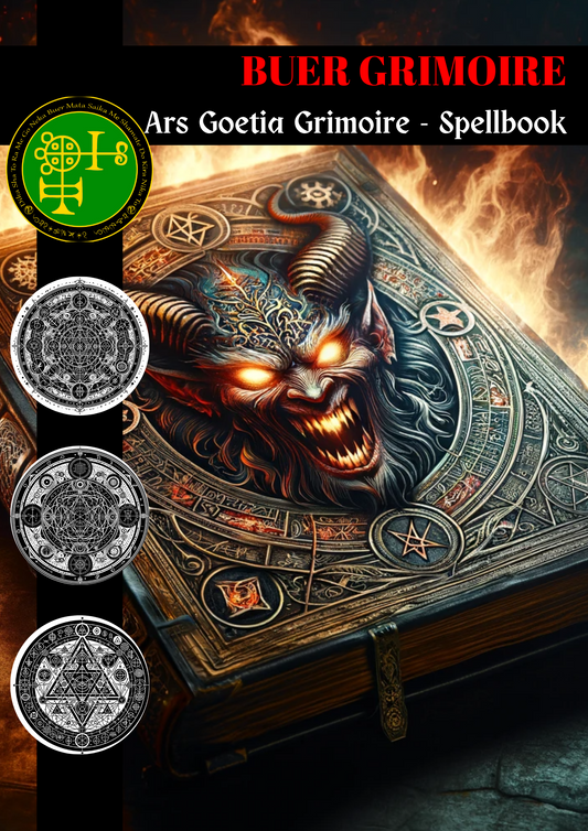 Grimoire na Buer Spells & Rituals don Warkar Jiki - Abraxas Amulets ® Magic ♾️ Talismans ♾️ Ƙaddamarwa
