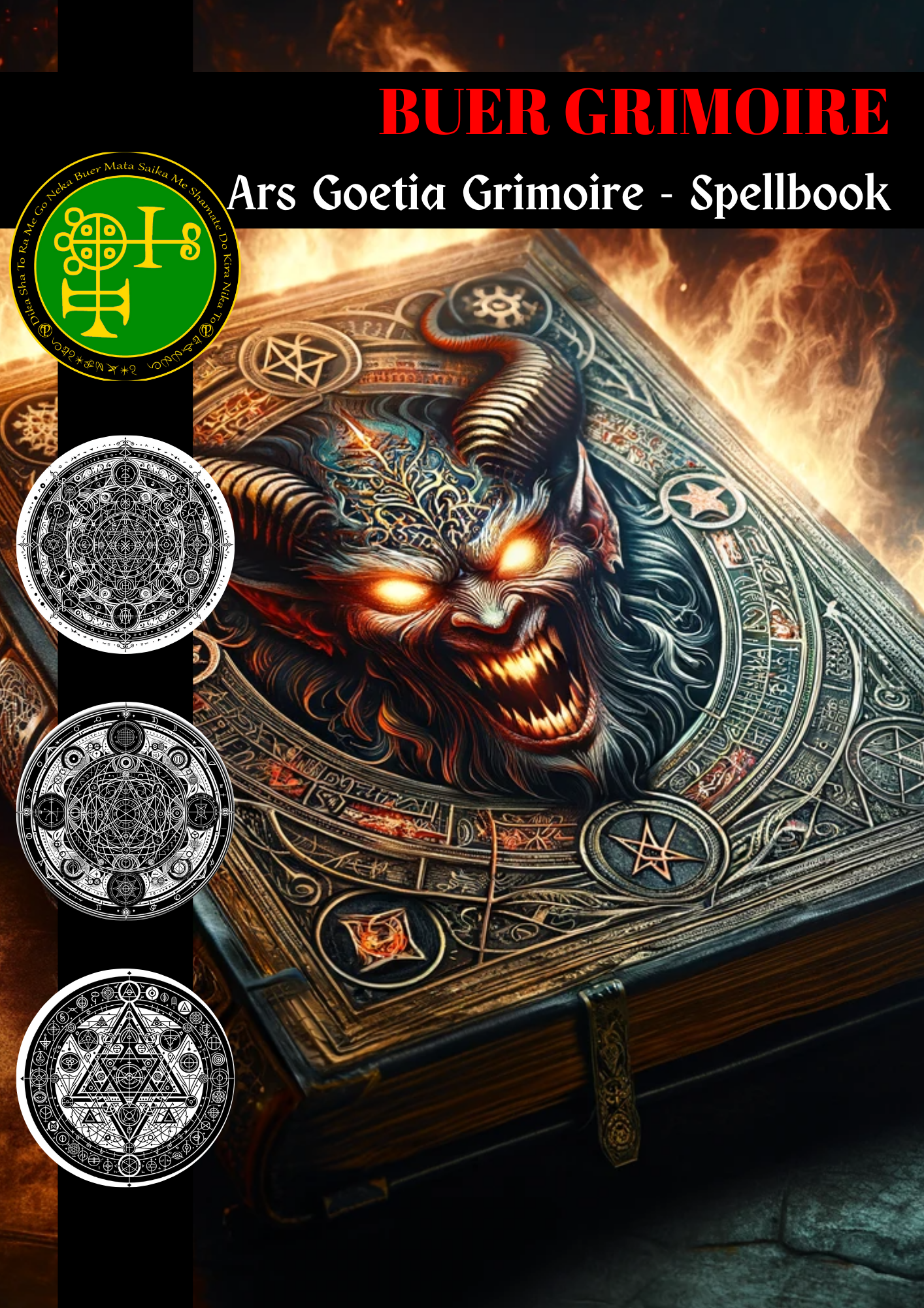 Grimoire of Buer Spells & Litloaelo tsa Pholiso ea 'Mele - Abraxas Amulets ® Magic ♾️ Talismans ♾️ Initiations