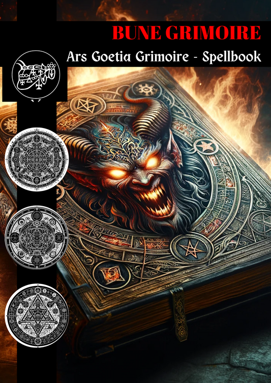 Qrimoire of Bune Spells & Rituals for medias and basiret bacarıqları - Abraxas Amulets ® Magic ♾️ Talismans ♾️ Təşəbbüslər