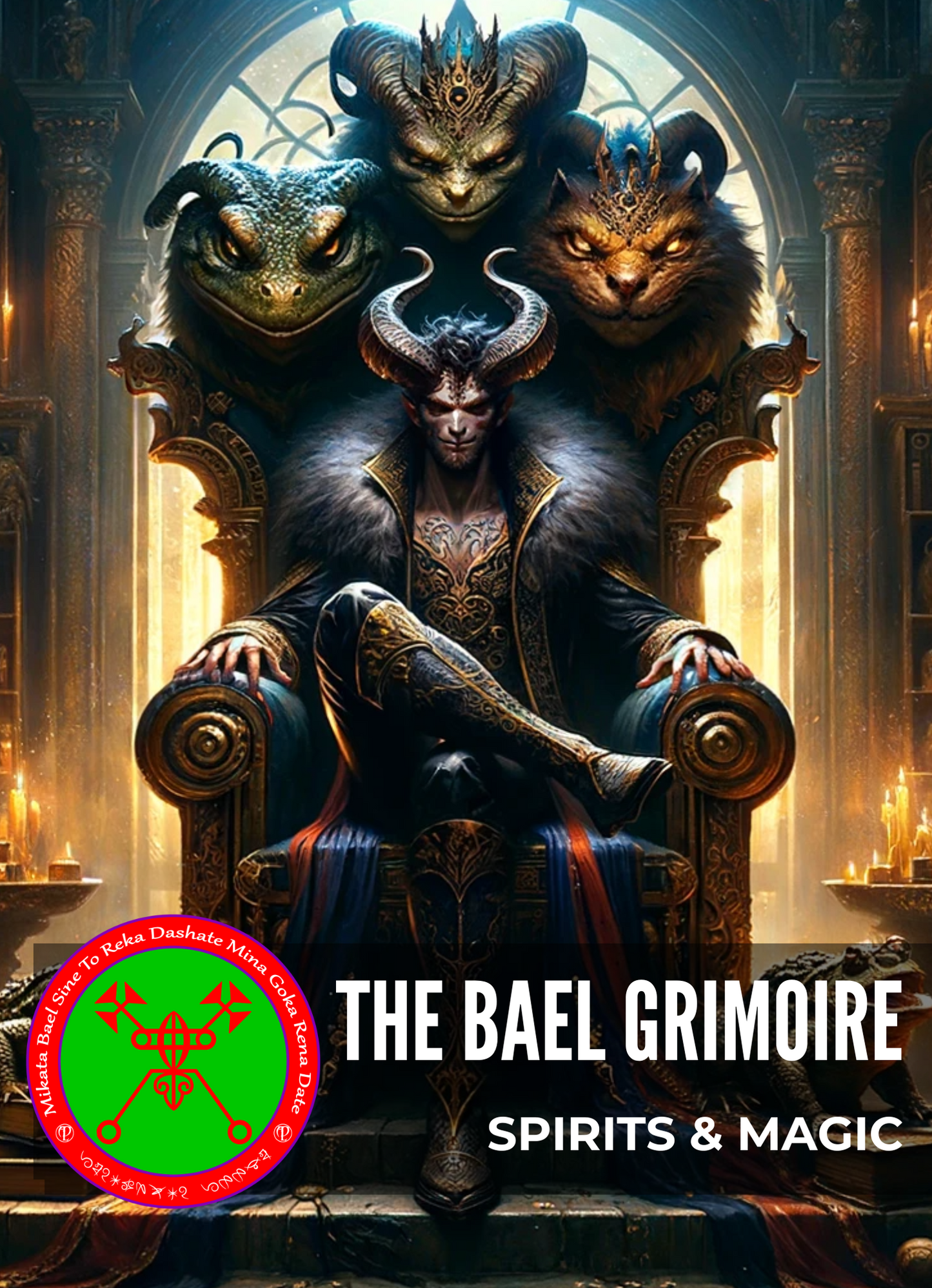 Grimoire na Bael Spells & Rituals don dukiyar da aka samu ta hanyar ƙirƙira & don Ƙarfafa Kanku - Abraxas Amulets ® Magic ♾️ Talismans ♾️ Ƙaddamarwa