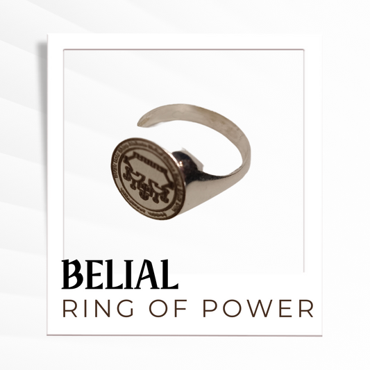 Belials 的銀戒指帶來豐富和成功