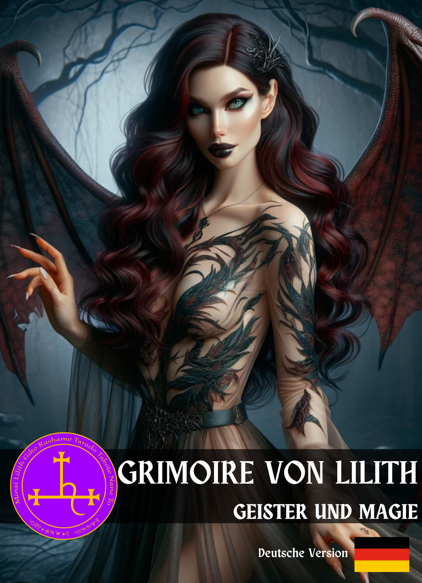 Grimoire saka Lilith Mantra & Ritual kanggo Sukses, Ngormati lan Njaluk Succubus & Incubus - Abraxas Amulets ® Magic ♾️ Jimat ♾️ Inisiasi