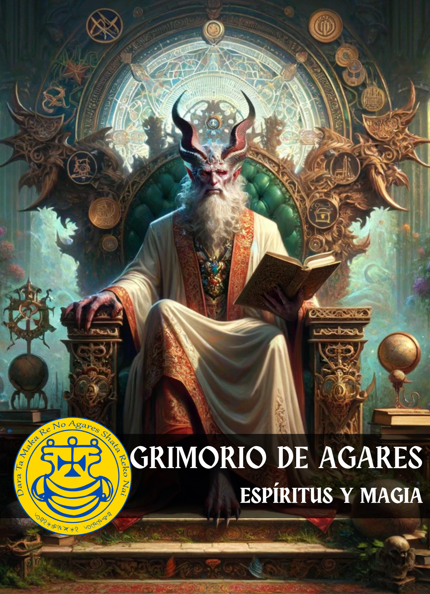 Grimoire of Agares คาถาและพิธีกรรมเพื่อมิตรภาพและการติดต่อทางสังคมเพื่อเพิ่มพลังให้กับตัวคุณเอง - Abraxas Amulets ® Magic ♾️ Talismans ♾️ Initiations