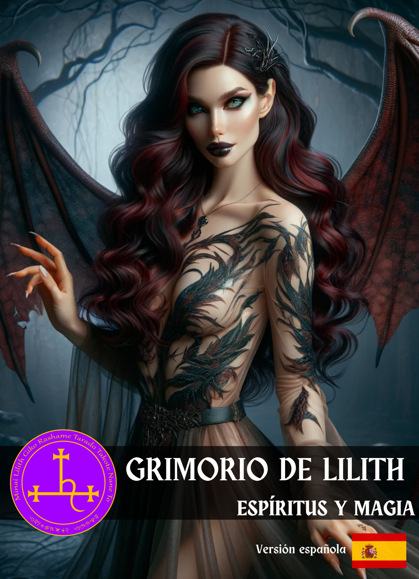 Grimoire ຂອງ Lilith Spells & Rituals ສໍາລັບຄວາມສໍາເລັດ, ເຄົາລົບແລະຮຽກຮ້ອງ Succubus & Incubus - Abraxas Amulets ® Magic ♾️ Talismans ♾️ ການລິເລີ່ມ