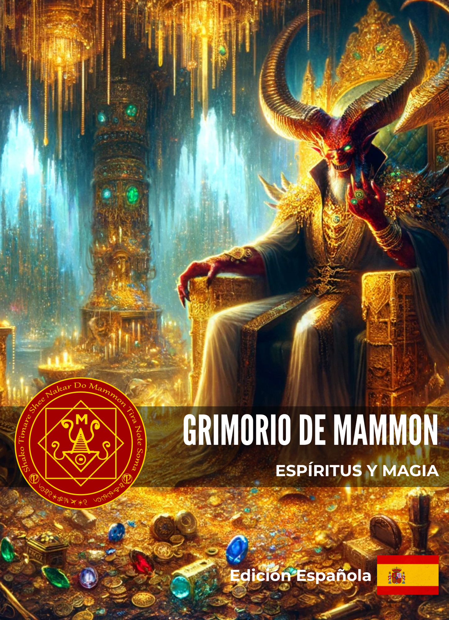 Grimoire na Mammon Spells & Rituals don samun kayan duniya da wadata - Abraxas Amulets ® Magic ♾️ Talismans ♾️ Ƙaddamarwa