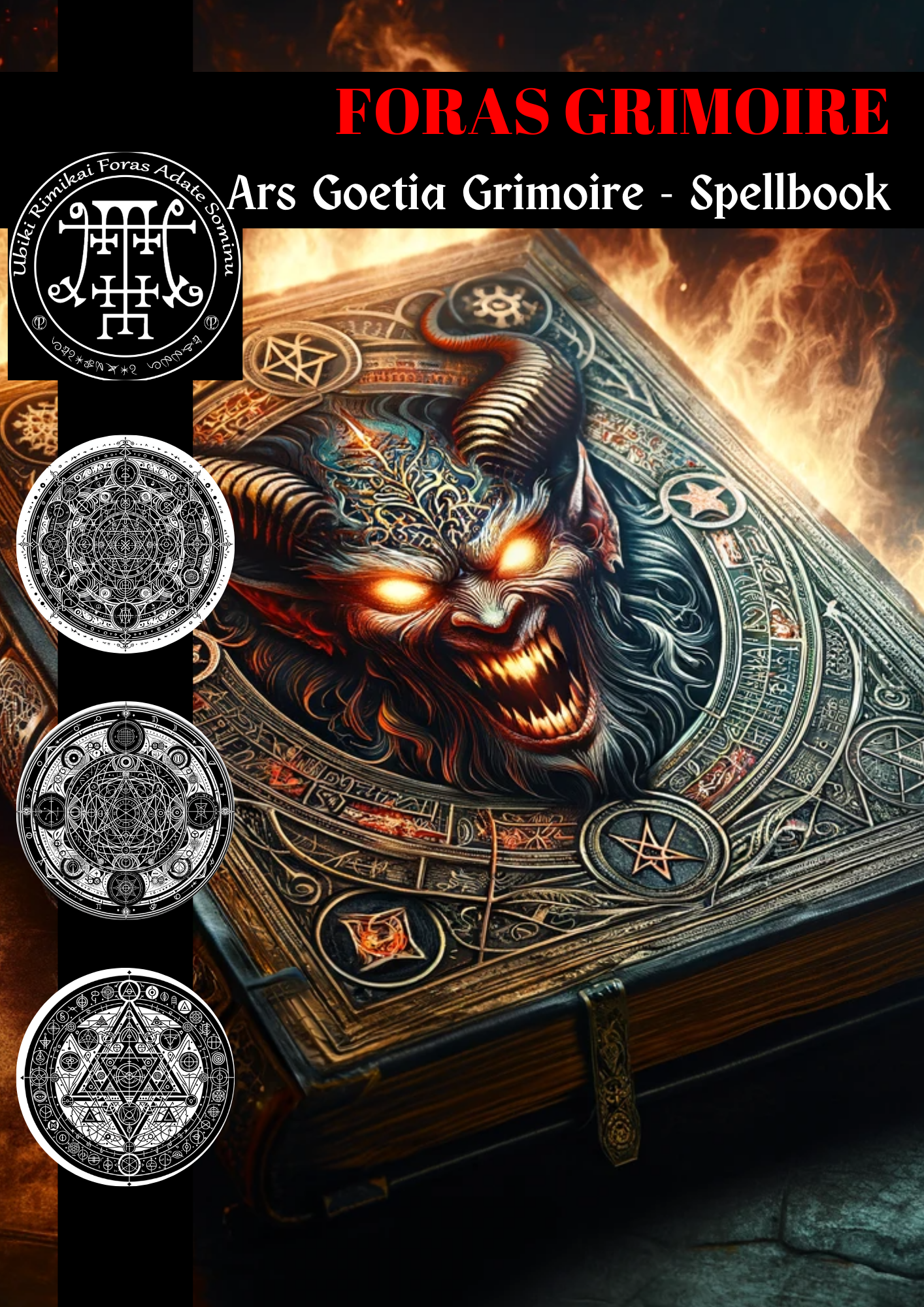 Grimoire of Foras Spells & Rituals for Magical Practice and Resolve Business Problems - Abraxas Amulets ® Magic ♾️ Talismans ♾️ Kohungahunga