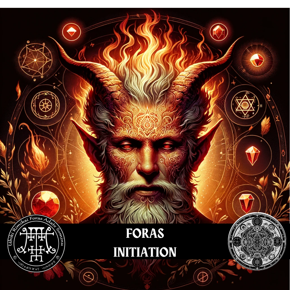 ການປັບຕົວສໍາລັບການປະຕິບັດ magical ແລະແກ້ໄຂບັນຫາທຸລະກິດກັບວິນຍານ Foras - Abraxas Amulets ® Magic ♾️ Talismans ♾️ ການລິເລີ່ມ