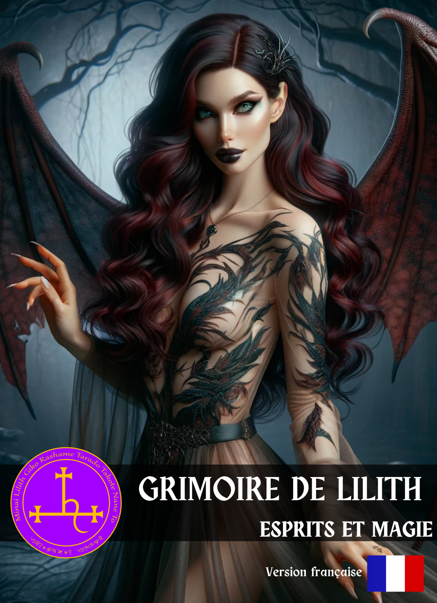 Grimoire of Lilith trollformler og ritualer for suksess, respekt og påkalling av Succubus & Incubus - Abraxas Amulets ® Magic ♾️ Talismaner ♾️ Initiasjoner