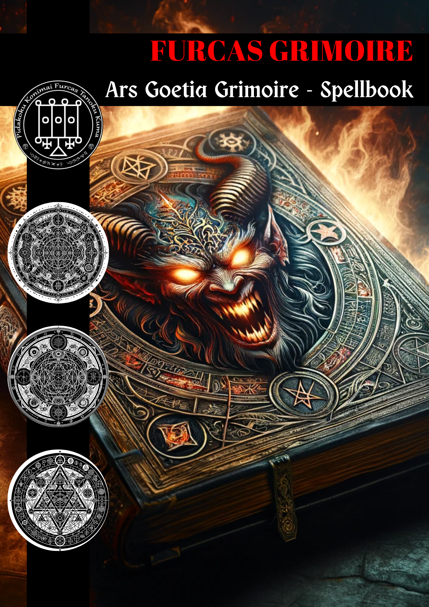 Grimoire na Furcas Spells & Rituals for Clairvoyant Skills & Karatun dabino - Abraxas Amulets ® Magic ♾️ Talismans ♾️ Ƙaddamarwa