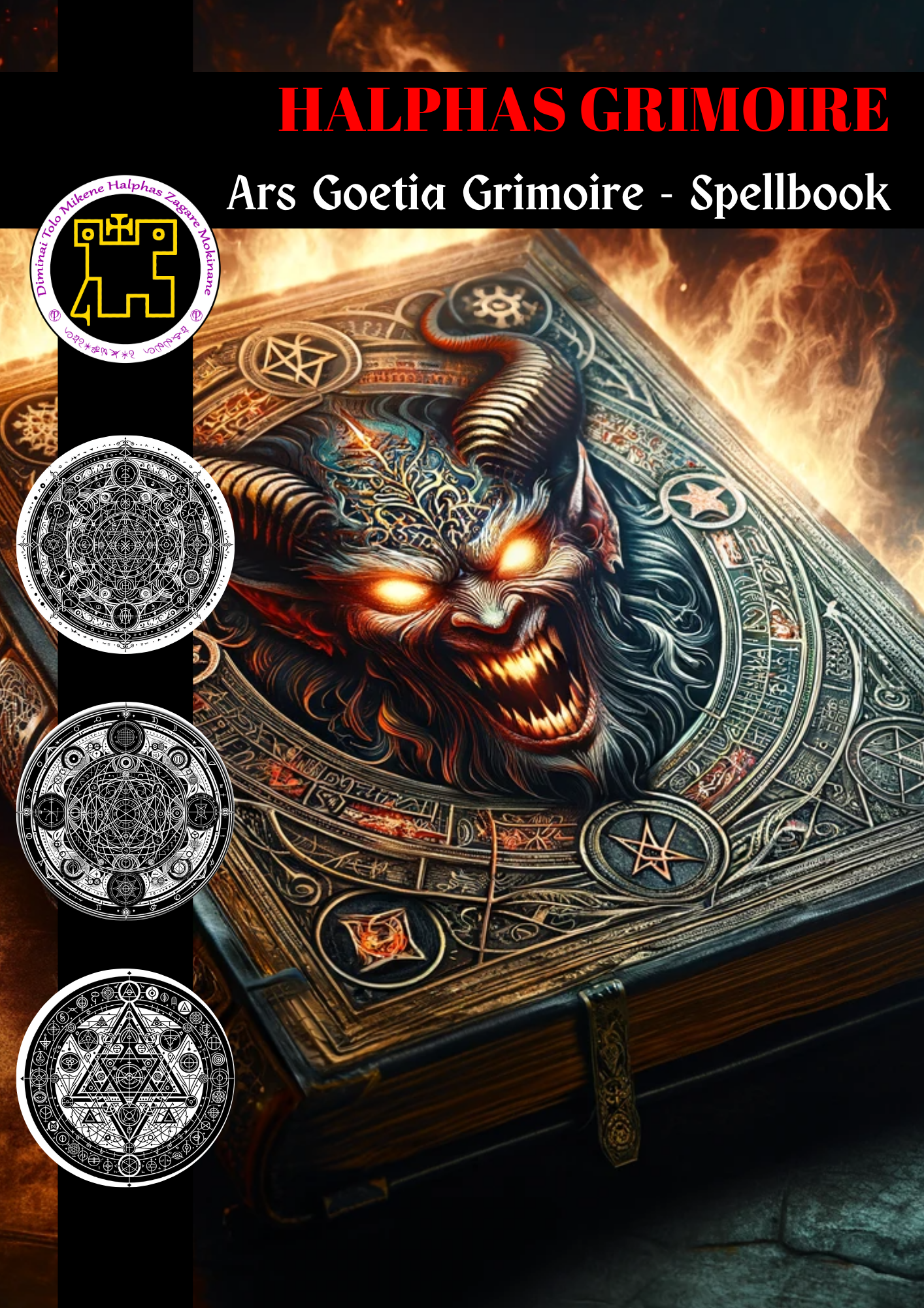 Grimoire of Halphas Cantus & Rituales ad tuitionem spiritualem Energy - Abraxas Amuletes ® Magic Talismans Initiationes
