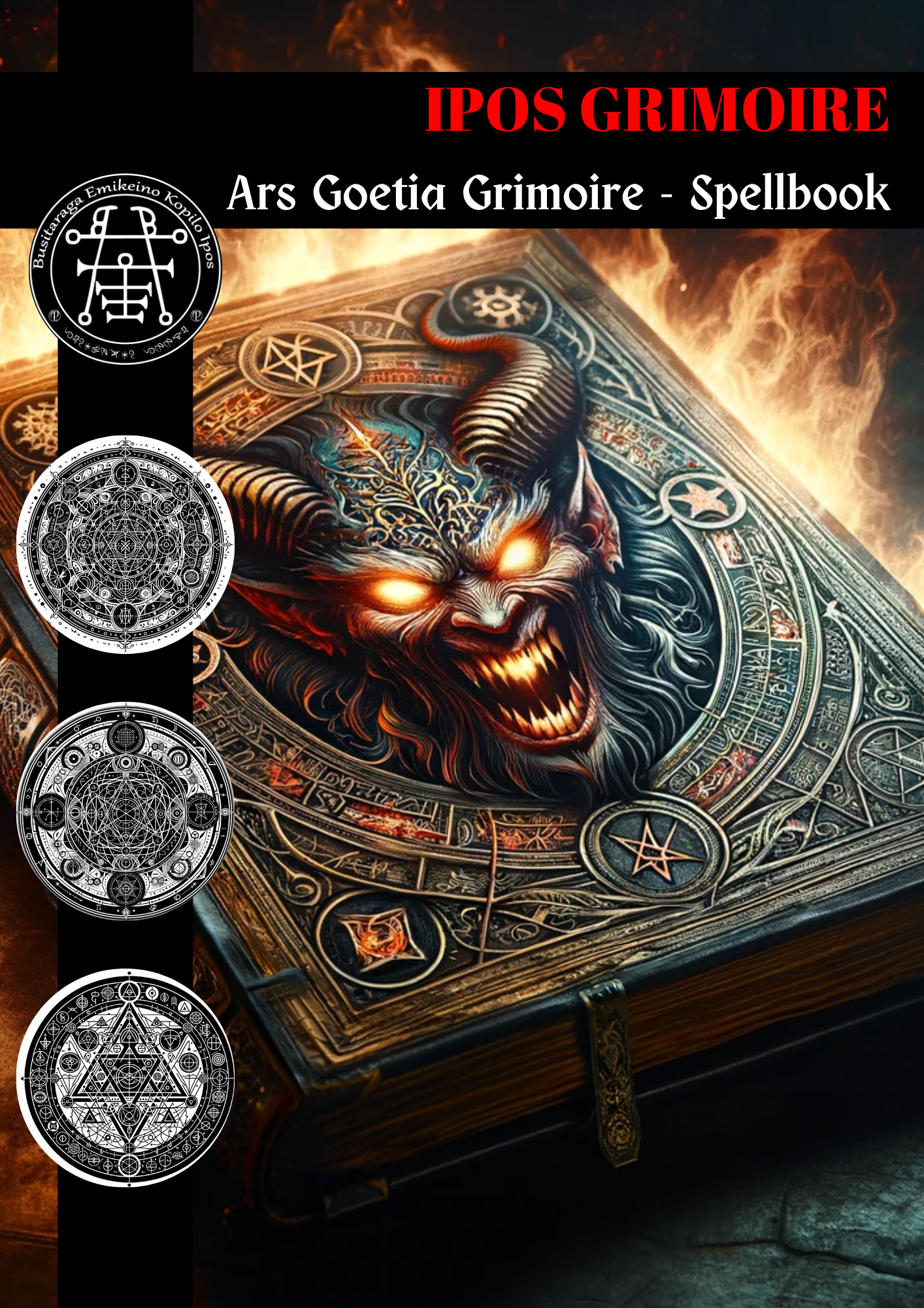 Grimoire of Ipos Spells & Rituals to Bua Phatlalatsa, Sebete & Qeto - Abraxas Amulets ® Magic ♾️ Talismans ♾️ Initiations