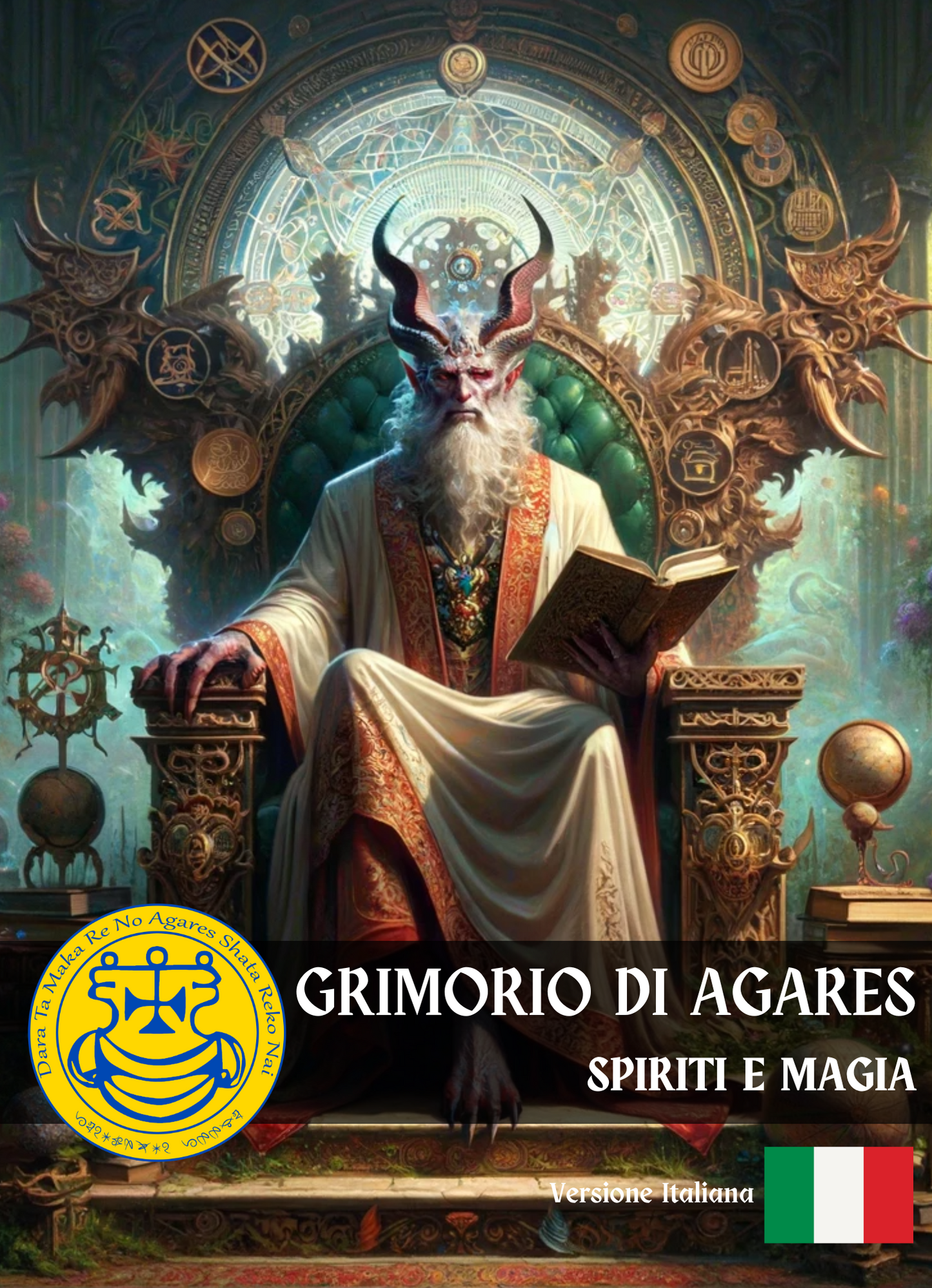 Grimoire of Agares trollformler och ritualer för vänskap och sociala kontakter för att stärka dig själv - Abraxas Amulets ® Magic ♾️ Talismaner ♾️ Initiationer