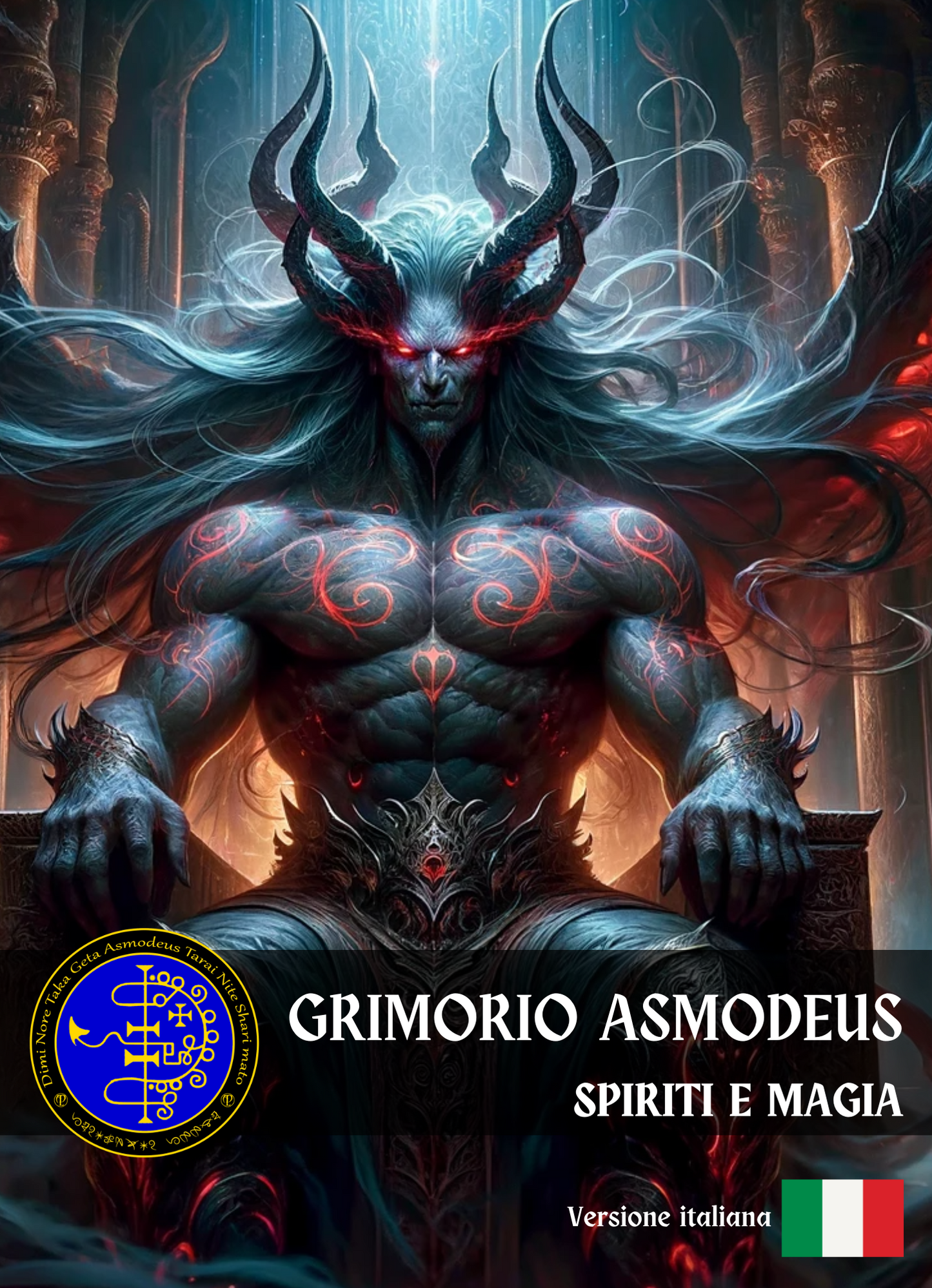 Grimoire του ASMODEUS Ξόρκια & Τελετουργίες για τυχερά παιχνίδια, τύχη, κοσμικές απολαύσεις και για να ενδυναμώσετε τον εαυτό σας - Abraxas Amulets ® Magic ♾️ Talismans ♾️ Μυήσεις