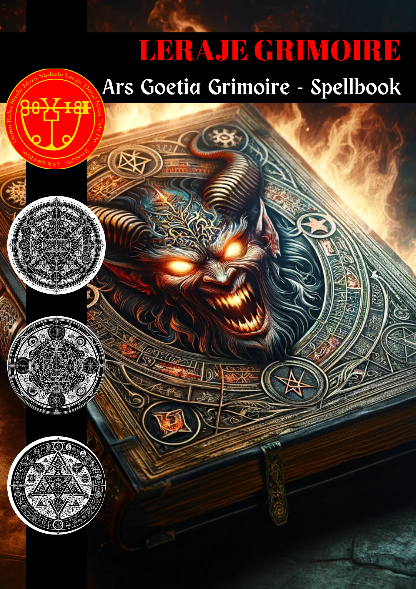 Grimoire of Leraje staver og ritualer for å løse konflikter og endre relasjoner til gode - Abraxas Amulets ® Magic ♾️ Talismaner ♾️ Initiasjoner