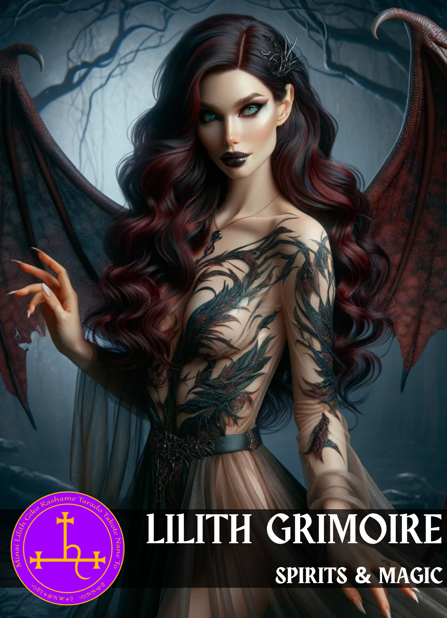 Grimoire of Lilith คาถาและพิธีกรรมเพื่อความสำเร็จ ความเคารพ และวิงวอน Succubus & Incubus - Abraxas Amulets ® Magic ♾️ Talismans ♾️ Initiations