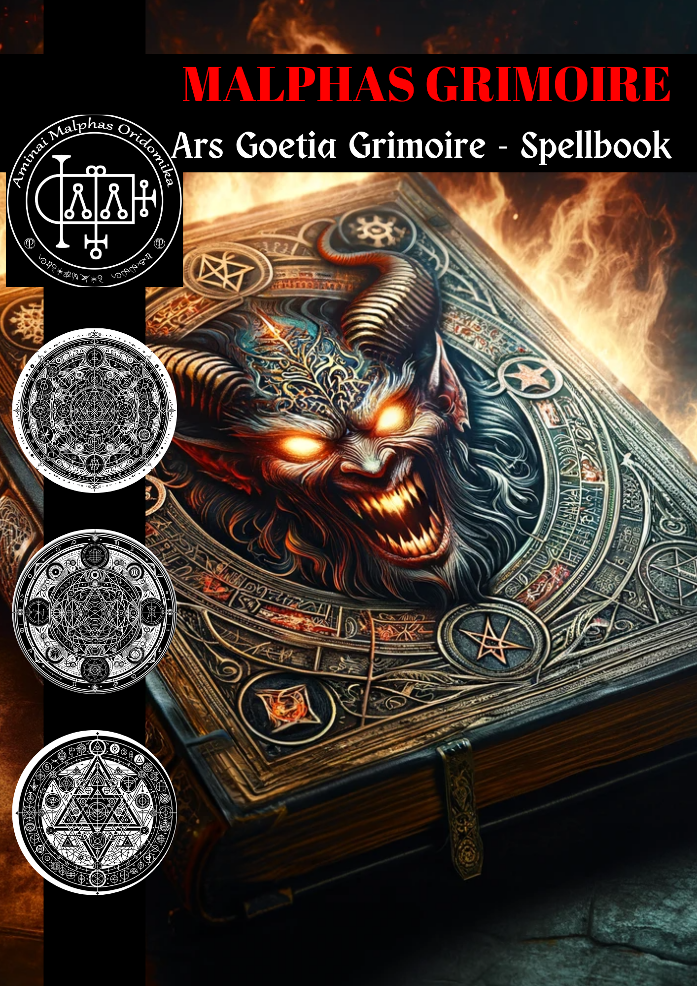 Grimoire of Malphas Spells & Rituals Protector against spiritual, magical and physical attacks - Abraxas Amulets ® Magic ♾️ Talismans ♾️ Initiations